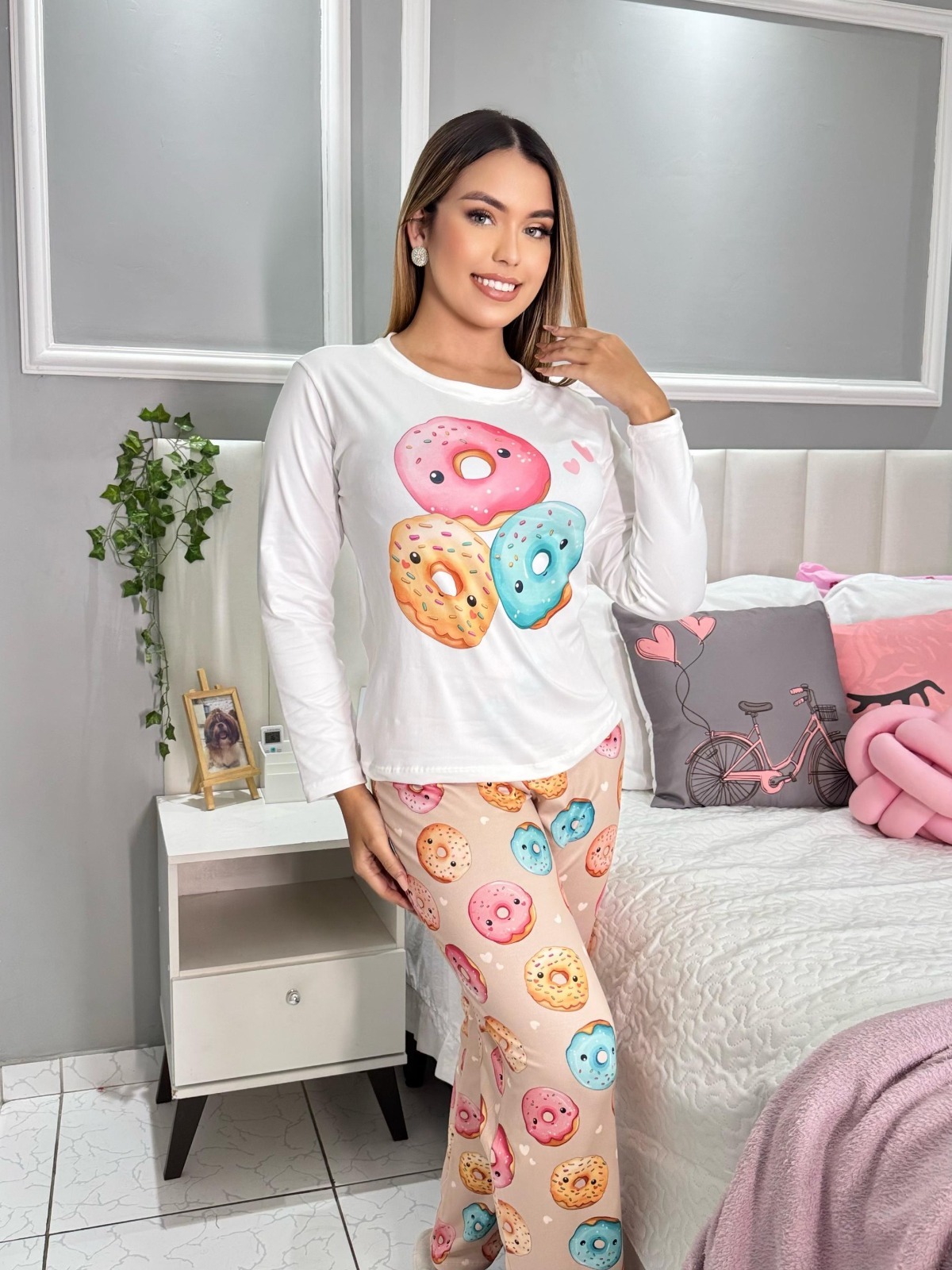 Pijama Donuts longo G