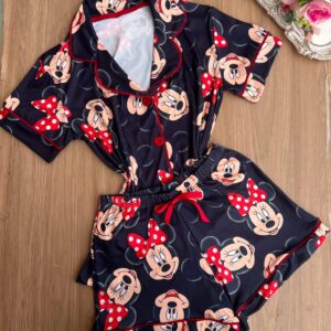 Pijama americano curto Minnie GG