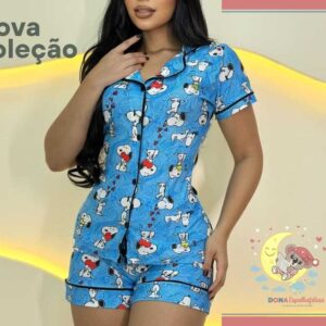 Pijama americano curto Snoopy GG