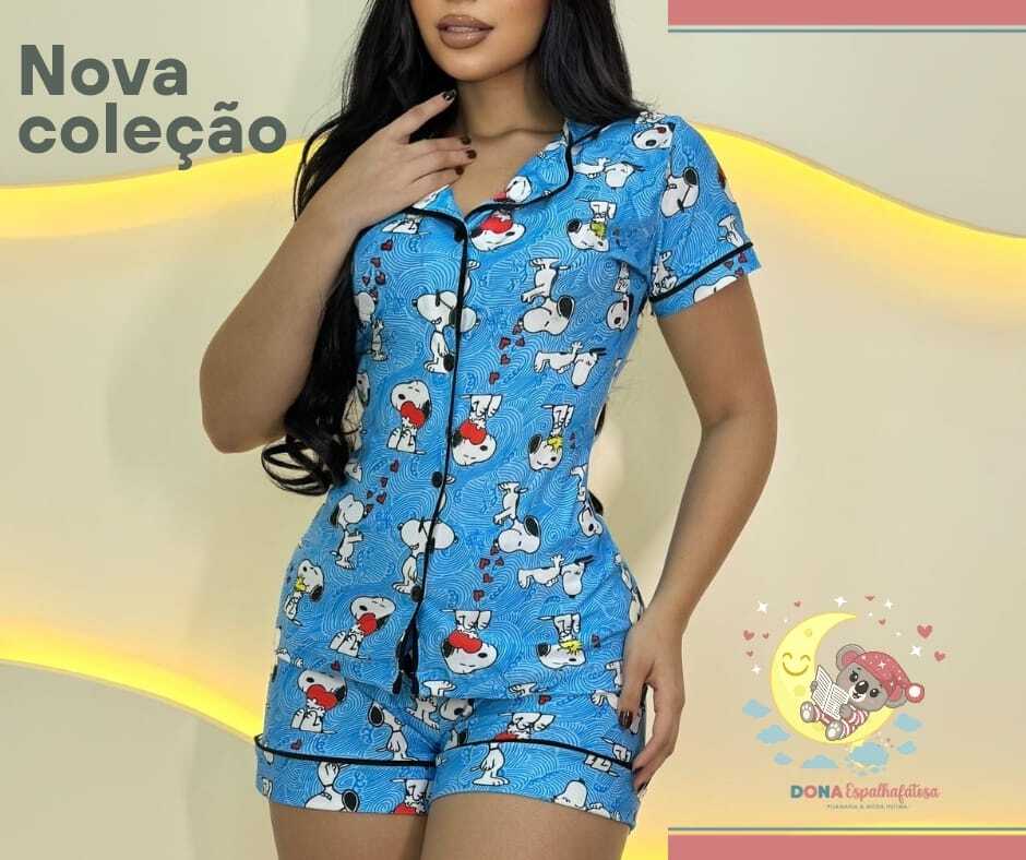 Pijama americano curto Snoopy GG