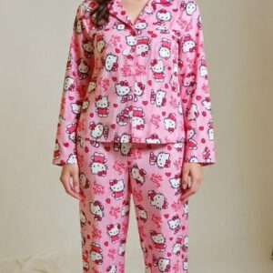 Pijama Americano longo Hello kitty