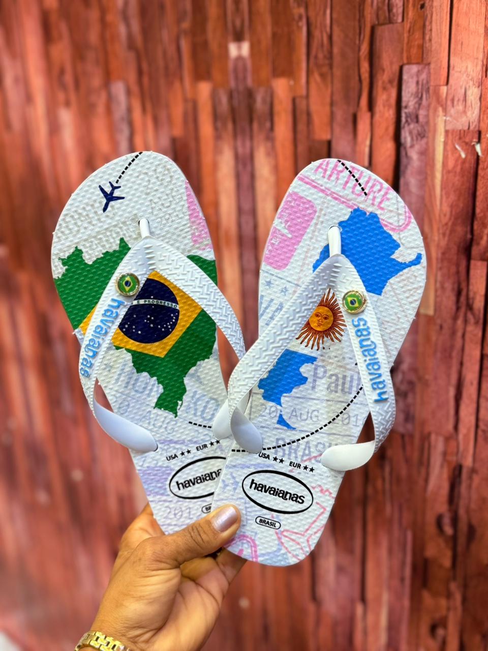 Chinelo Brasil e Argentina