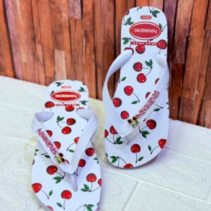 Chinelo cereja