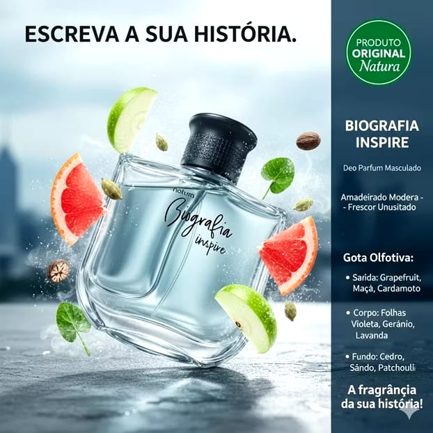 Perfume Biografia Inspire Masculino