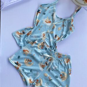 Pijama Alça Curto Coala e Coelho M
