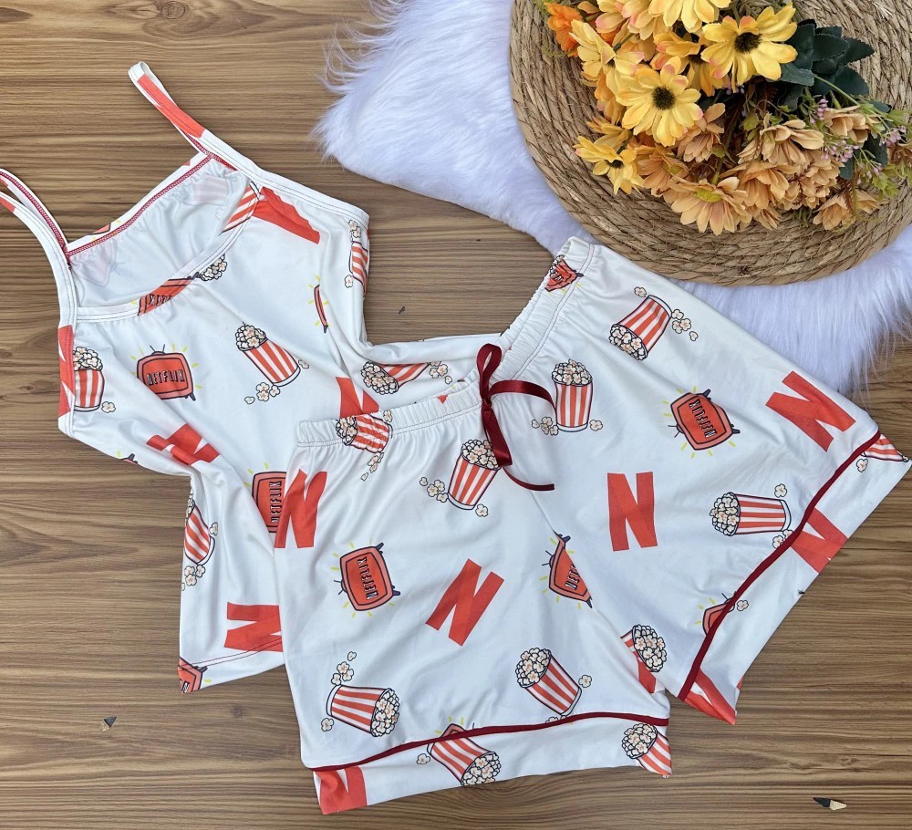 Pijama alça curto Netflix - Imagem 2