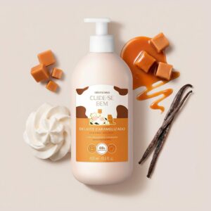 Loção hidratante Cuide-se Bem Deleite Caramelizado Oboticário