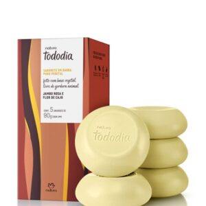 Kit Sabonete Natura Jambo Rosa e Flor de Caju