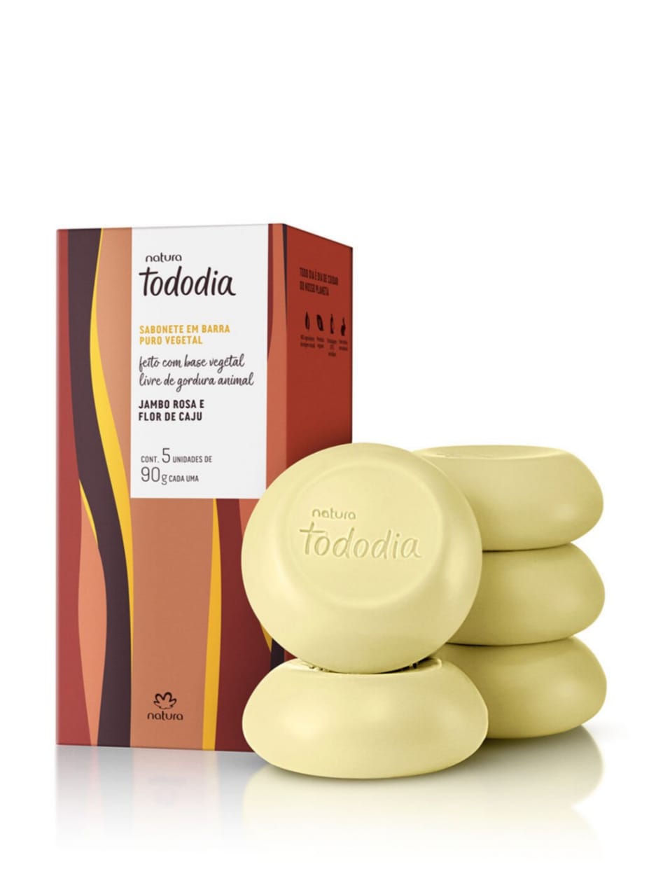 Kit Sabonete Natura Jambo Rosa e Flor de Caju