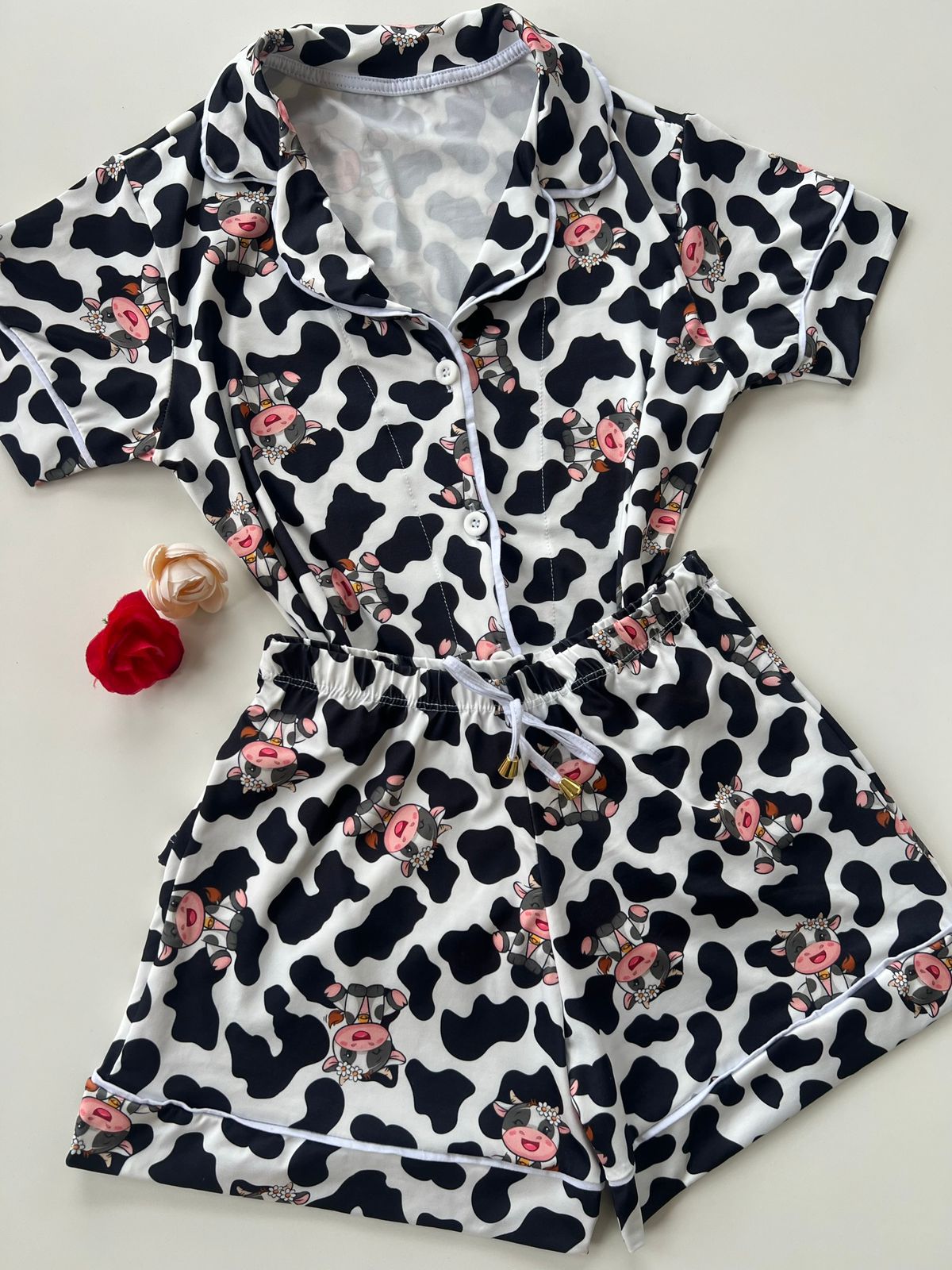 Pijama Americano Vaquinha GG