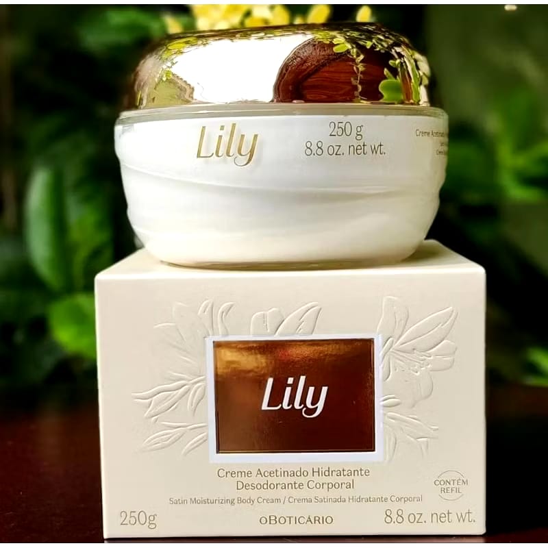 Lily Creme Acetinado Hidratante Corporal Oboticário