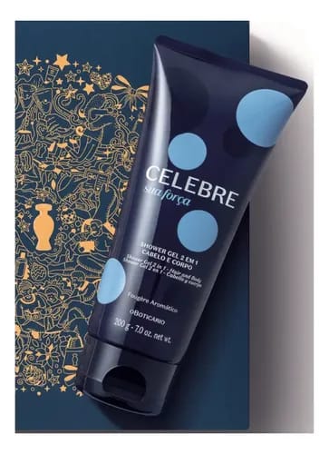 Shower Gel 2 em 1 Cabelo e Corpo Celebre Oboticário